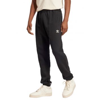 Pantaloni de trening slim-fit din bumbac - Negru stins