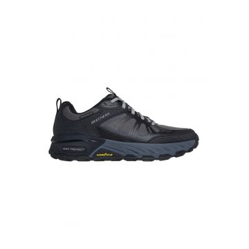Pantofi cu garnituri din piele pentru trekking Max Protect - Negru/Gri