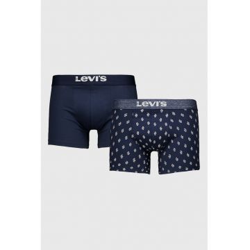 Set de boxeri din amestec de bumbac organic - 2 perechi - Bleumarin