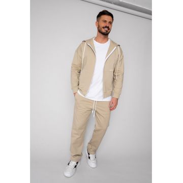 Set Loren din bumbac Jacheta si pantalon Dusty Grey 19297 - Gri