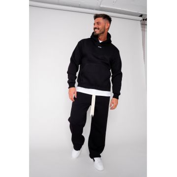 Set Urban Winter hanorac si pantalon drept Black 19392 - Negru