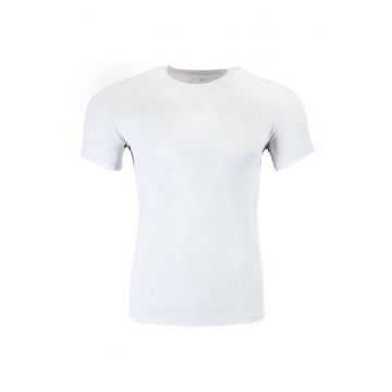 Tricou barbatesc  Techfit Aeroready - alb - material maneca scurta - Alb