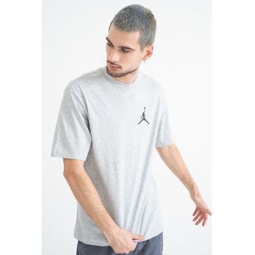 Tricou cu imprimeu logo - pentru baschet - Gri deschis melange