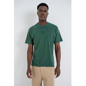 Tricou de bumbac cu logo Vintage - Verde sparanghel