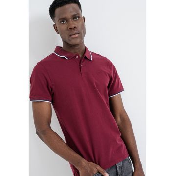 Tricou polo slim fit Housemark - Visiniu