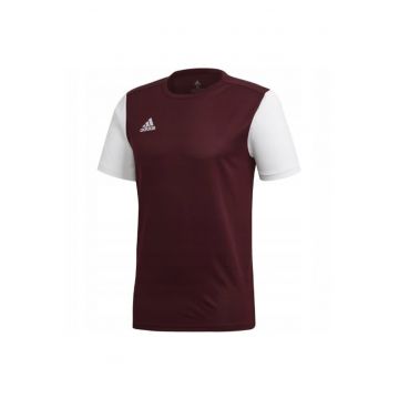 Tricou sport barbati -  Poliester - Rosu/Alb - Alb/Visiniu