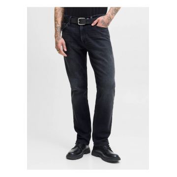 Blugi JJICLARK JJORIGINAL - barbati cu talie medie si croiala Regular fit - Gri inchis