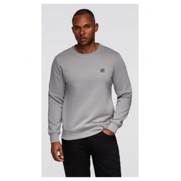 Bluza clasica cu guler rotund  OM-SSNZ-0243 - Gri