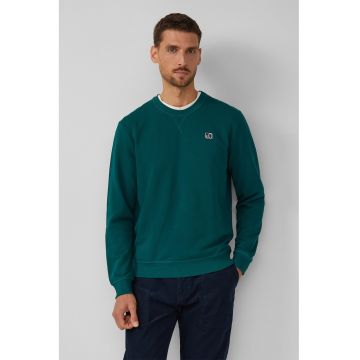 Bluza de trening regular-fit cu aplicatie logo - Verde inchis