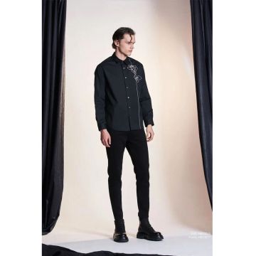 Cămașă clasică cu imprimeu tip floare