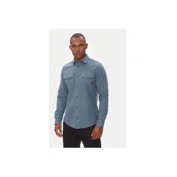 Camasa barbati G Star Raw - D24963-D454-G744 - Bumbac/Bumbac - Albastru - Albastru