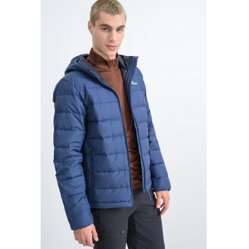 Geaca cu umplutura de puf pentru drumetii Ather - Albastru ultramarin