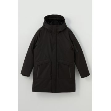 Geaca uni cu fermoar - Negru