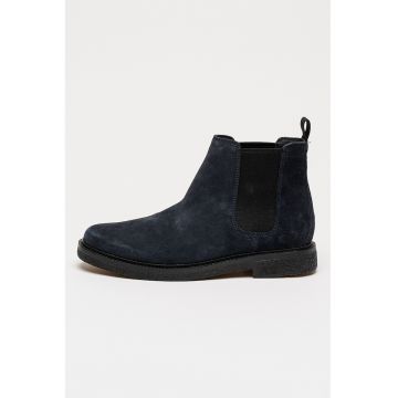 Ghete Chelsea de piele Clarkdale Easy - Bleumarin