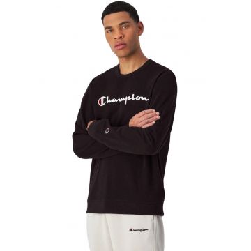 Hanorac barbati -  guler rotund - bumbac - Negru