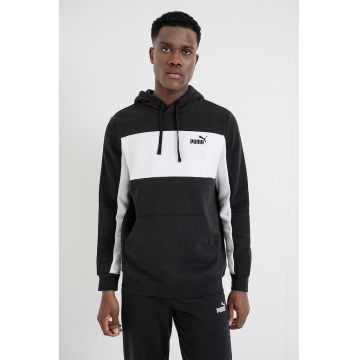 Hanorac din amestec de bumbac Essentials - Alb/Negru