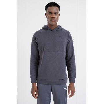 Hanorac din amestec de bumbac Tech - Gri