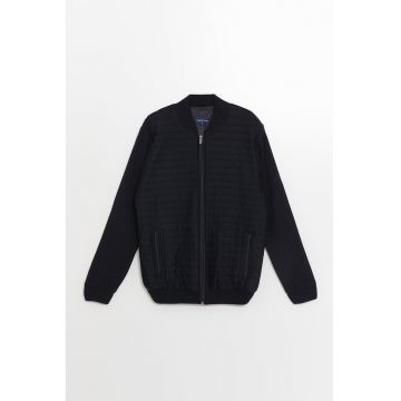 Jacheta bomber cu buzunare laterale - Albastru ultramarin/Albastru