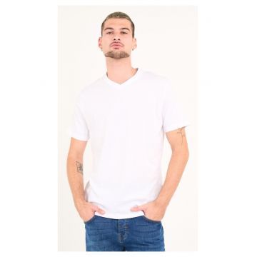 Kenvelo - Tricou barbat cu maneca scurta ( WHITE - Material:Bumbac