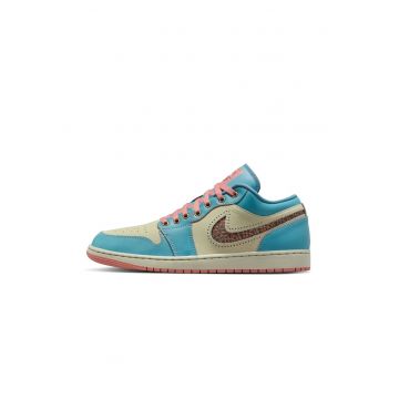 Pantofi sport  Air Jordan 1 Low SE - 65488 - Bej/Roz/Albastru