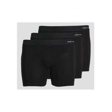 Plus Underwear barbati big size - Set 3 perechi de boxeri - Negru