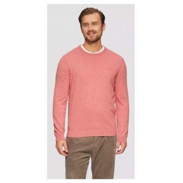Pulover cu decolteu la baza gatului 2143173 - Roz prafuit -