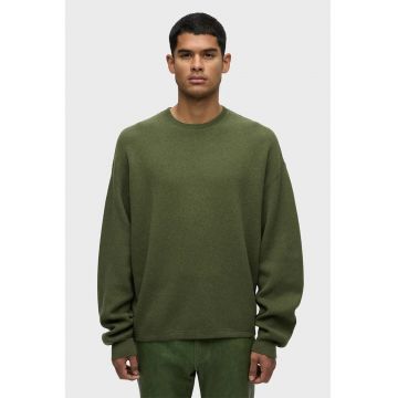 Pulover din knitwear cu guler rotund