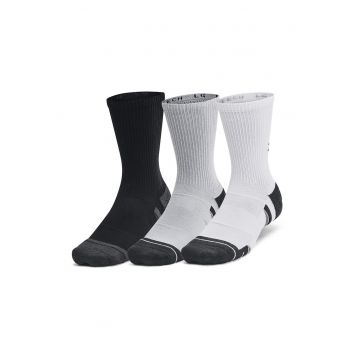 Set de sosete unisex pentru fitness Performance - 6 perechi - Alb/Negru/Gri
