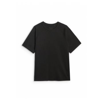 Tricou Bumbac  Oversize Barbati Negru Sportstyle - Negru