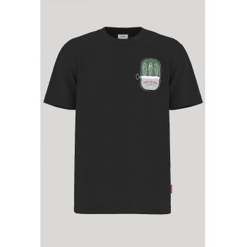 Tricou oversize cu print frontal 30045701