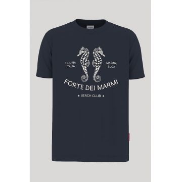 Tricou regular fit cu print frontal