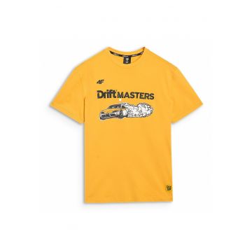 Tricou Unisex Drift Masters  100% Bumbac - Galben