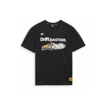 Tricou Unisex  Drift Masters Bumbac 100 - Negru