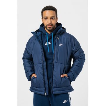 Geaca cu vatelina si gluga Legacy - Bleumarin