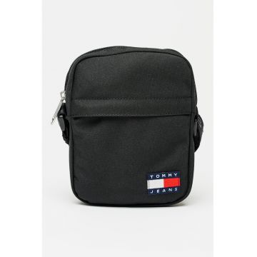 Geanta crossbody cu logo Essential - Negru