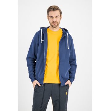 Hanorac cu fermoar si buzunare Park - Bleumarin