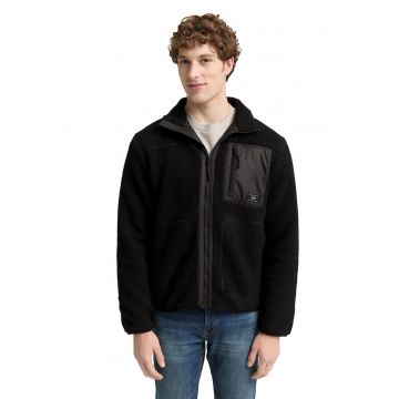 Jacheta cu fermoar si buzunare - Negru