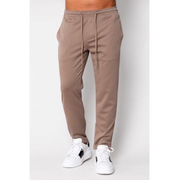 Pantalon lung cu snur Light Brown 19641 - Maro deschis