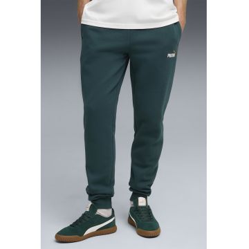 Pantaloni de trening cu logo ESS 2 - Verde inchis