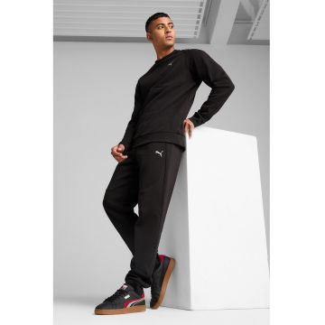 Pantaloni de trening cu talie elastica - Negru