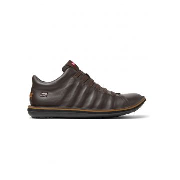 Pantofi sport de piele Beetle 1415 - Maro