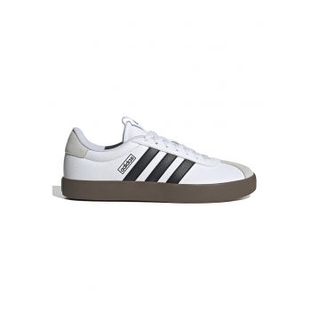 Pantofi sport de piele VL Court 3.0 - Alb/Negru