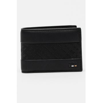 Portofel pliabil din piele ecologica Ray - Negru