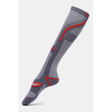 Sosete pentru schi Pirmaloft - Rosu/Gri