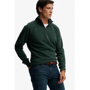 SUPERDRY - Bluza lejera de trening cu maneci raglan - Verde englez