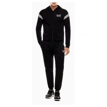 Trening  TRAIN 7 LINES M T-SUIT HOODIE FZ CH BR-7M000967-AF10377-UC001