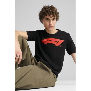 Tricou cu logo F1 ESS - Negru