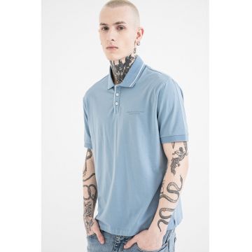 Tricou polo uni - Albastru deschis