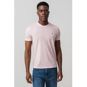 Tricou slim fit - Roz pastel
