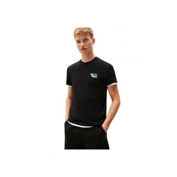 Tricou  TJM SLIM STACK LOGO TEE EXT-DM0DM21539-BDS